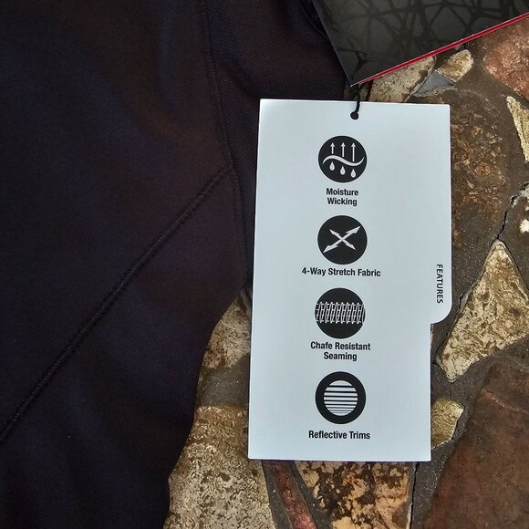 Spyder Active Black Racerback Tank Top Moisture-Wicking 4-Way Stretch Fabric Med - Picture 5 of 11